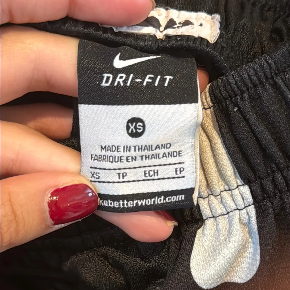 Nike Black and Gray Athletic Shorts Kids XS